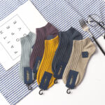 Men's solid color five-color mixed