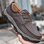 Dark brown lace-up model [3252]